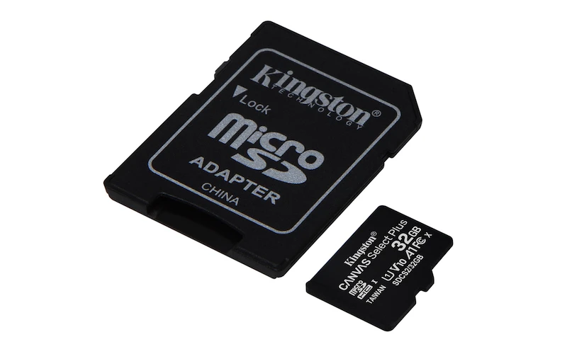 Kingston MicroSD-Card 32-GB SDHC10 (mit Adapter)